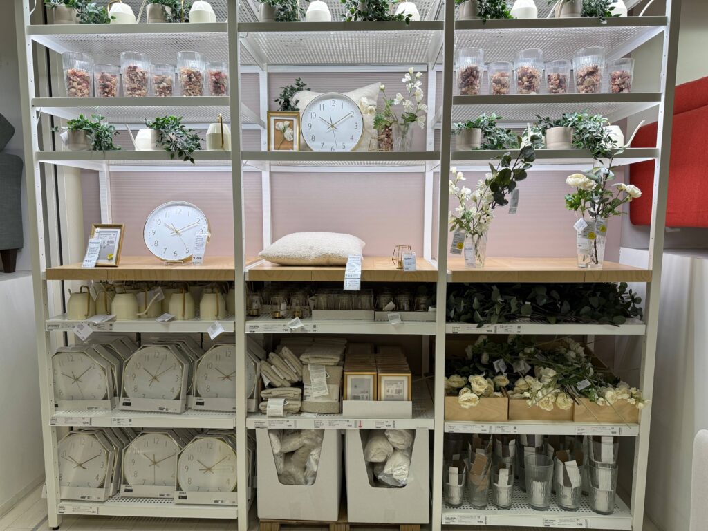 IKEA船橋で展示されている魅力的な造花
