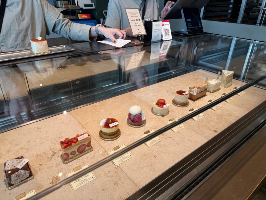 Patisserie ease cake showcase including the popular melon shortcake