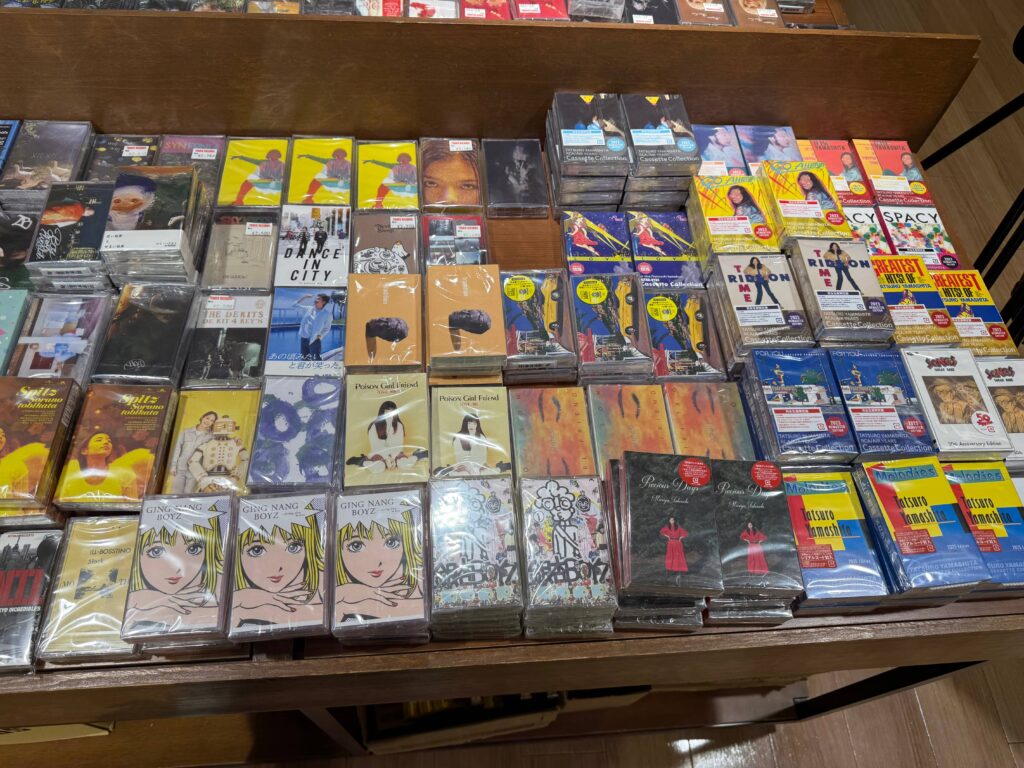 Tower Records Shibuya J-POP Cassettes Tatsuro Yamashita Ging Nang Boyz Spitz