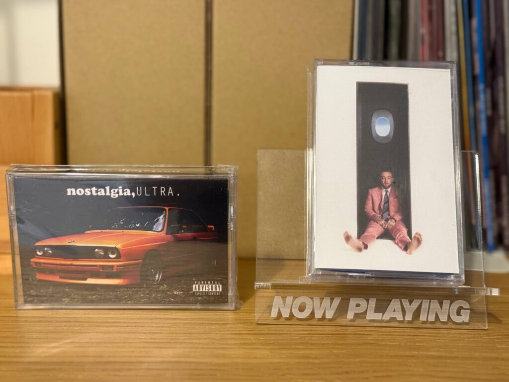 Frank Ocean Nostalgia, Ultra & Mac Miller Swimming cassette tapes - rare editions