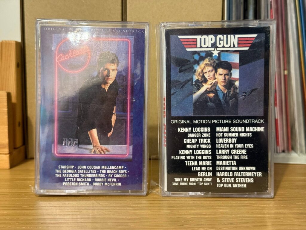 Movie soundtrack cassette tapes:
