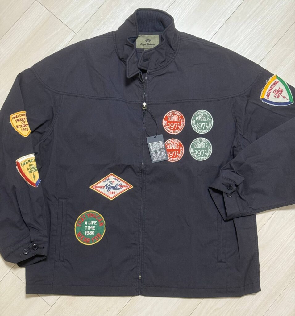Vintage-style patches on Nigel Cabourn's Capsleeve Wappen Jacket