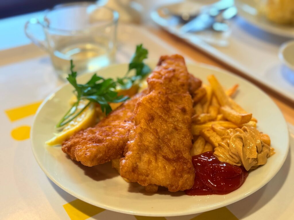 IKEA船橋スウェーデンカフェのフィッシュアンドチップス
