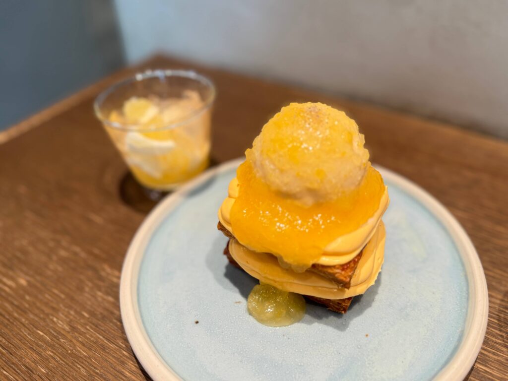 Patisserie ease Hyuganatsu Mille-feuille - Citrus Dessert