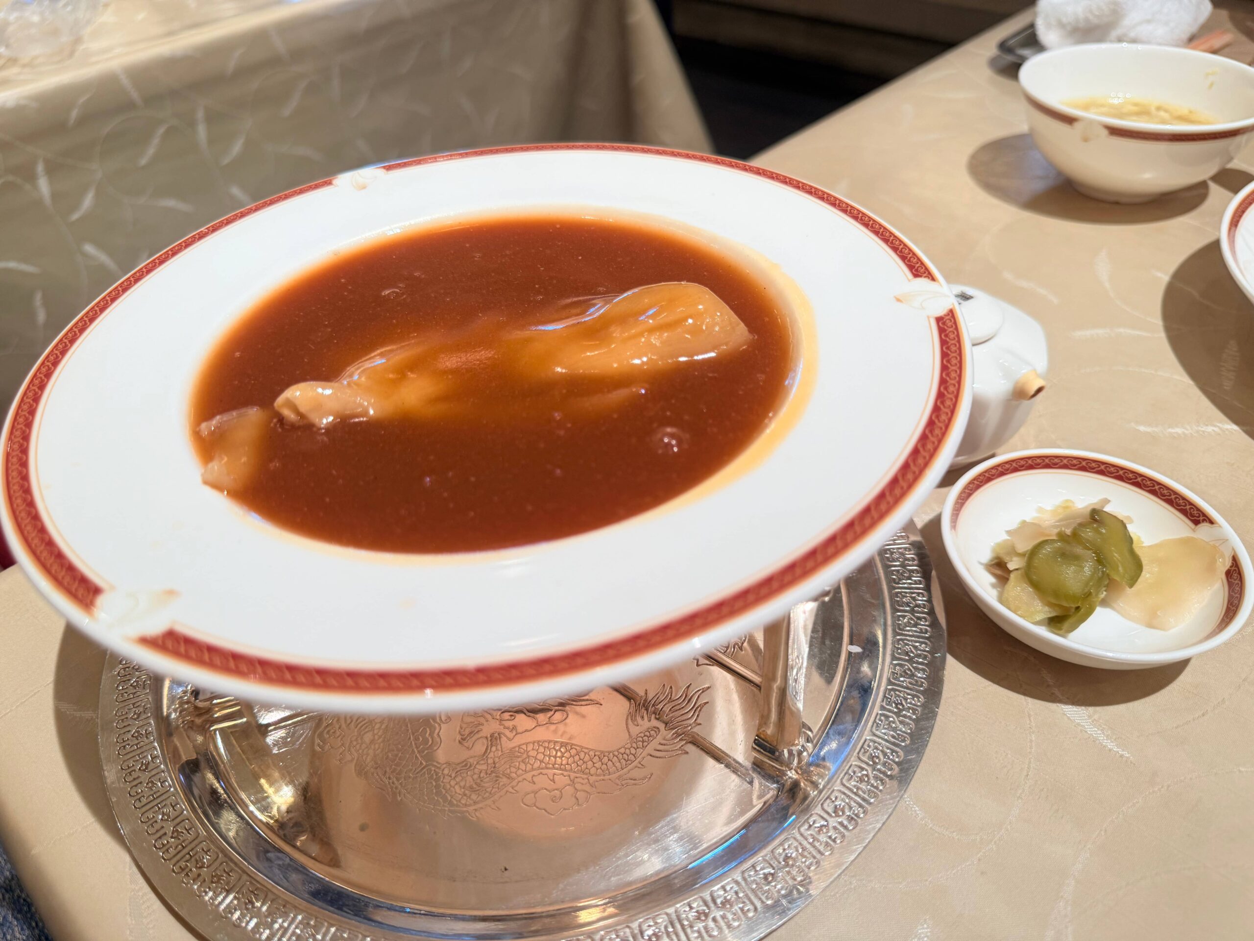 Tsukushiro lunch braised shark fin luxury Chinese cuisine