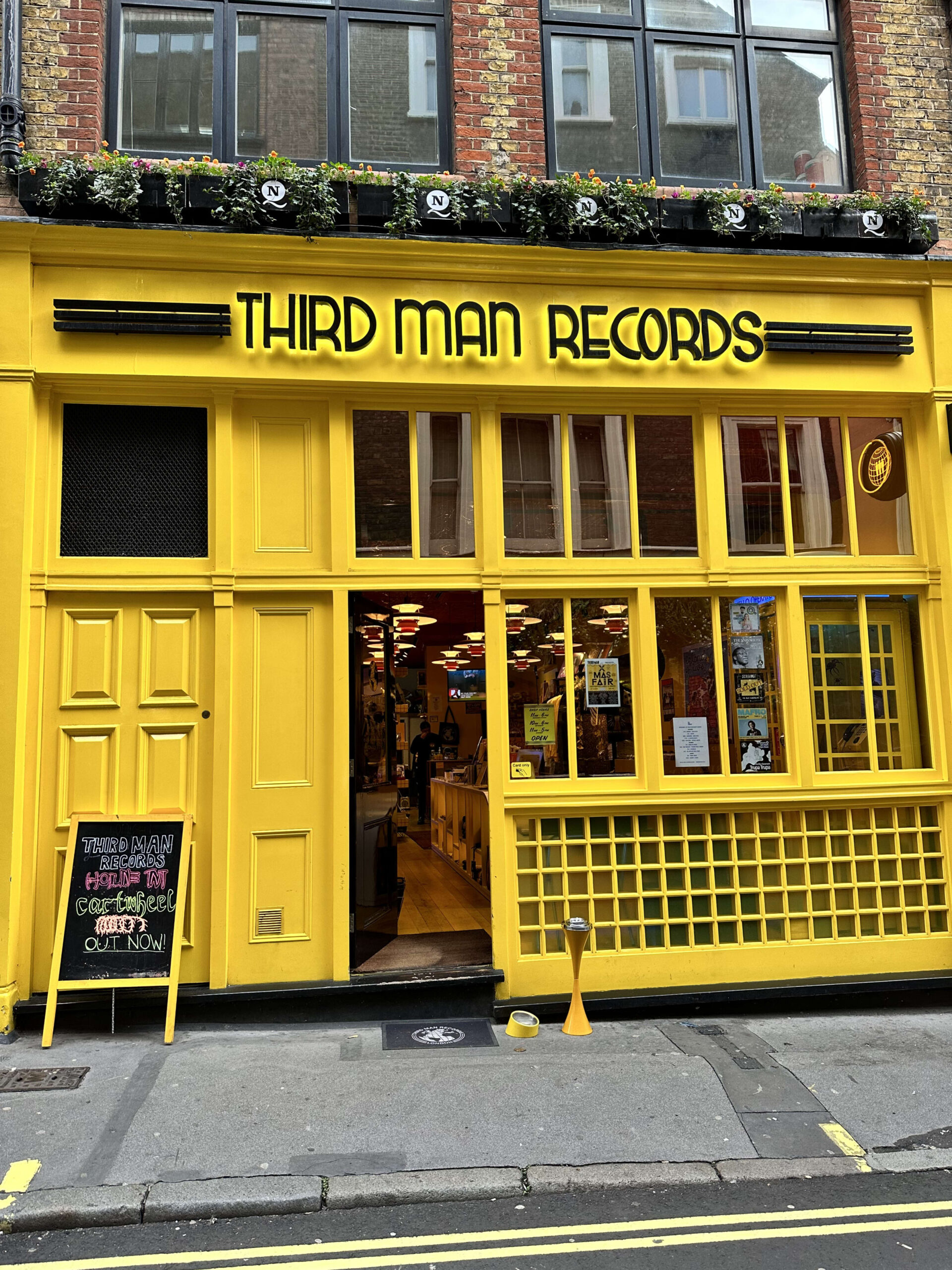 Yellow exterior of Third Man Records