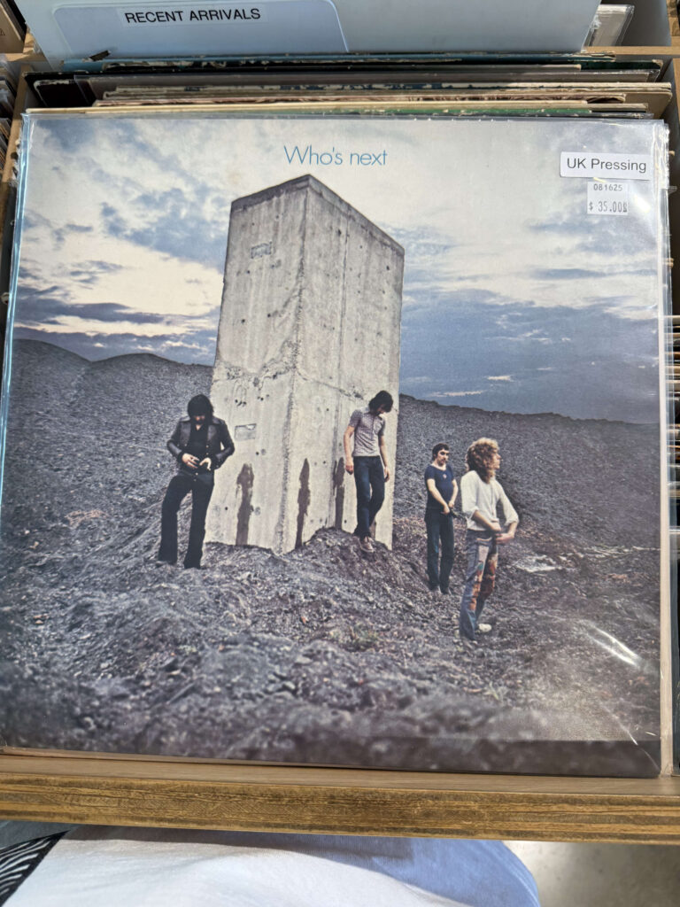 A vinyl record of The Who's album 