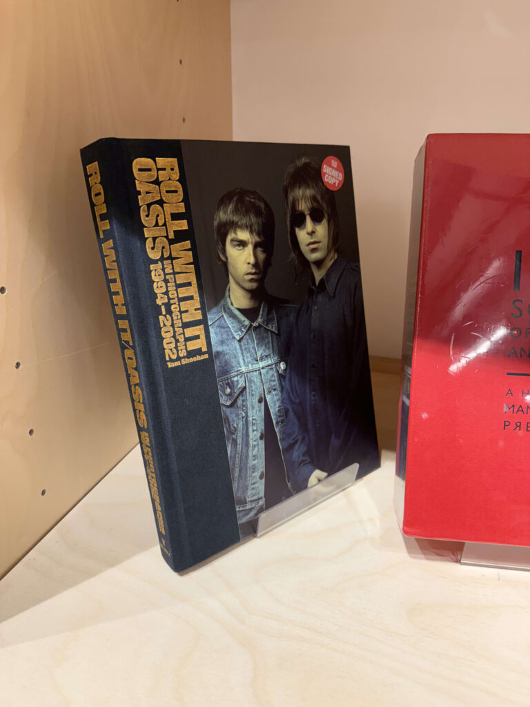 A photobook of the British rock band Oasis, titled 