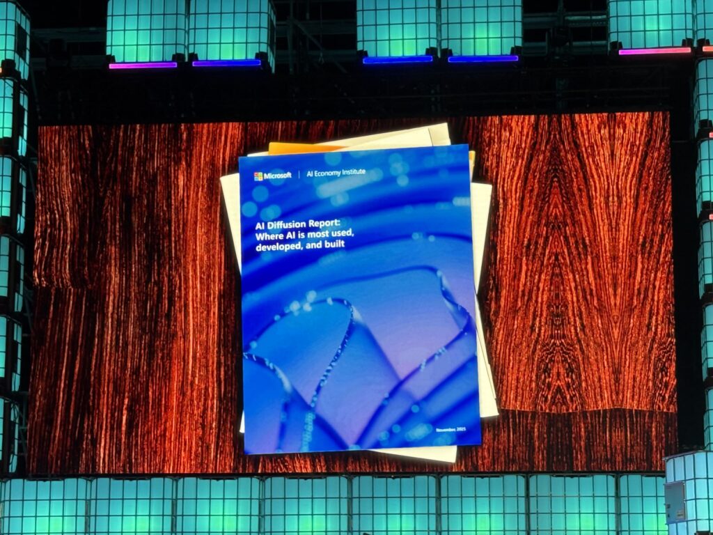 Microsoft AI Economy InstituteによるAI Diffusion Reportの表紙画像