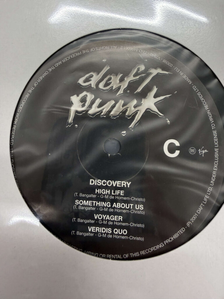 Vinyl record label for Side C of Daft Punk's album 'Discovery'