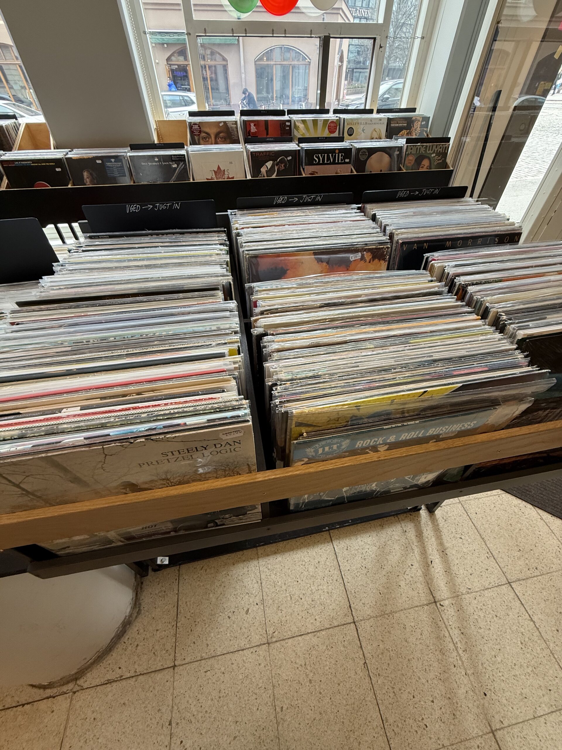 USED JUST INコーナーのレコード