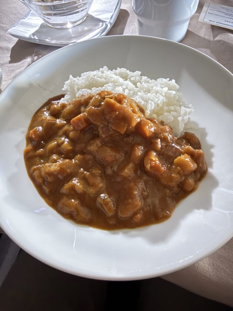 スパイスの香りが漂うカレーライスの別アングル