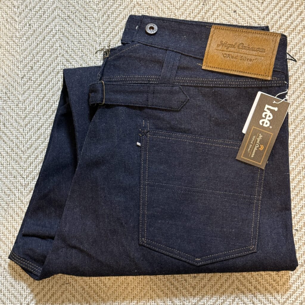 Detailed view of the Lee 101st anniversary double name tag