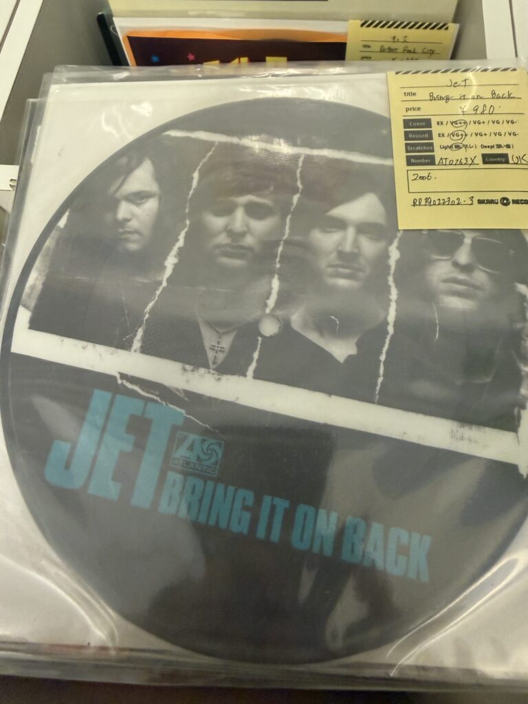 JETのUK盤ピクチャー・ヴァイナル
