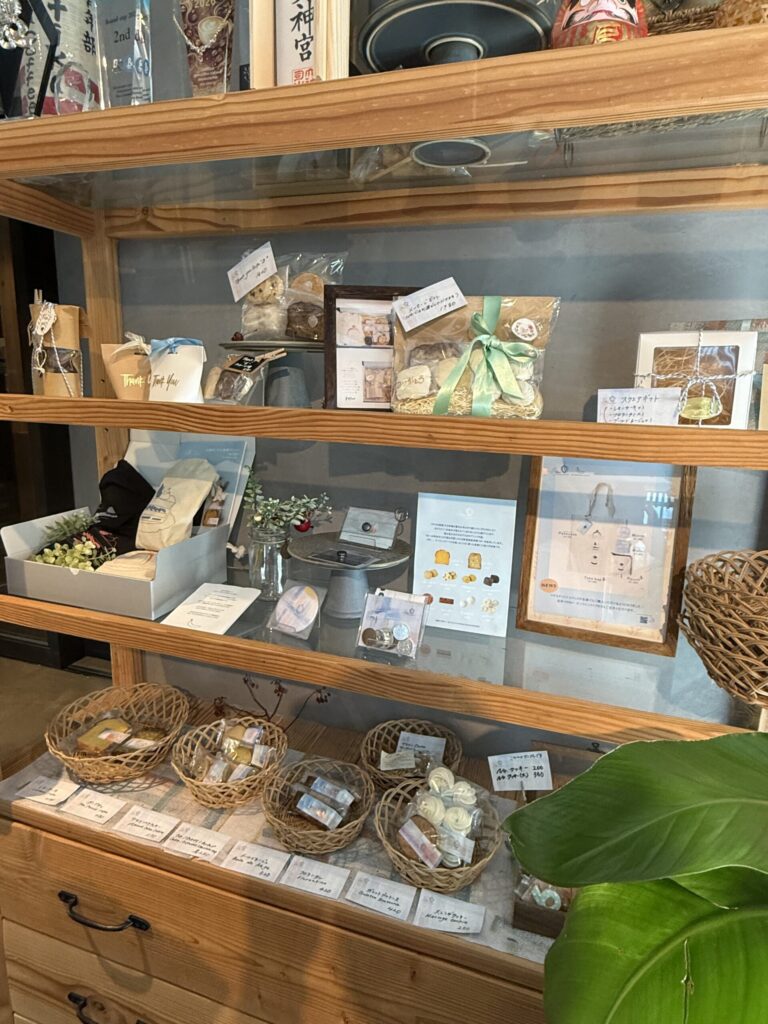 Baked goods display at Petika
