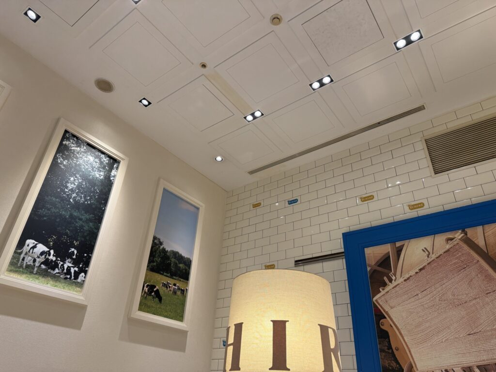 Pastoral scenes of the French Echire village hanging on the tiled wall