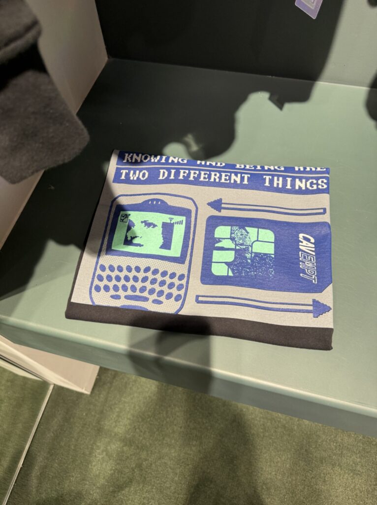 C.E collaboration items on display in the store